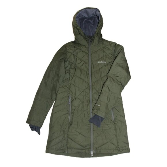 COLUMBIA Heavenly™ Omni-Heat™ Hooded Jacket in Olive (Size Small) - Picture 12 of 14